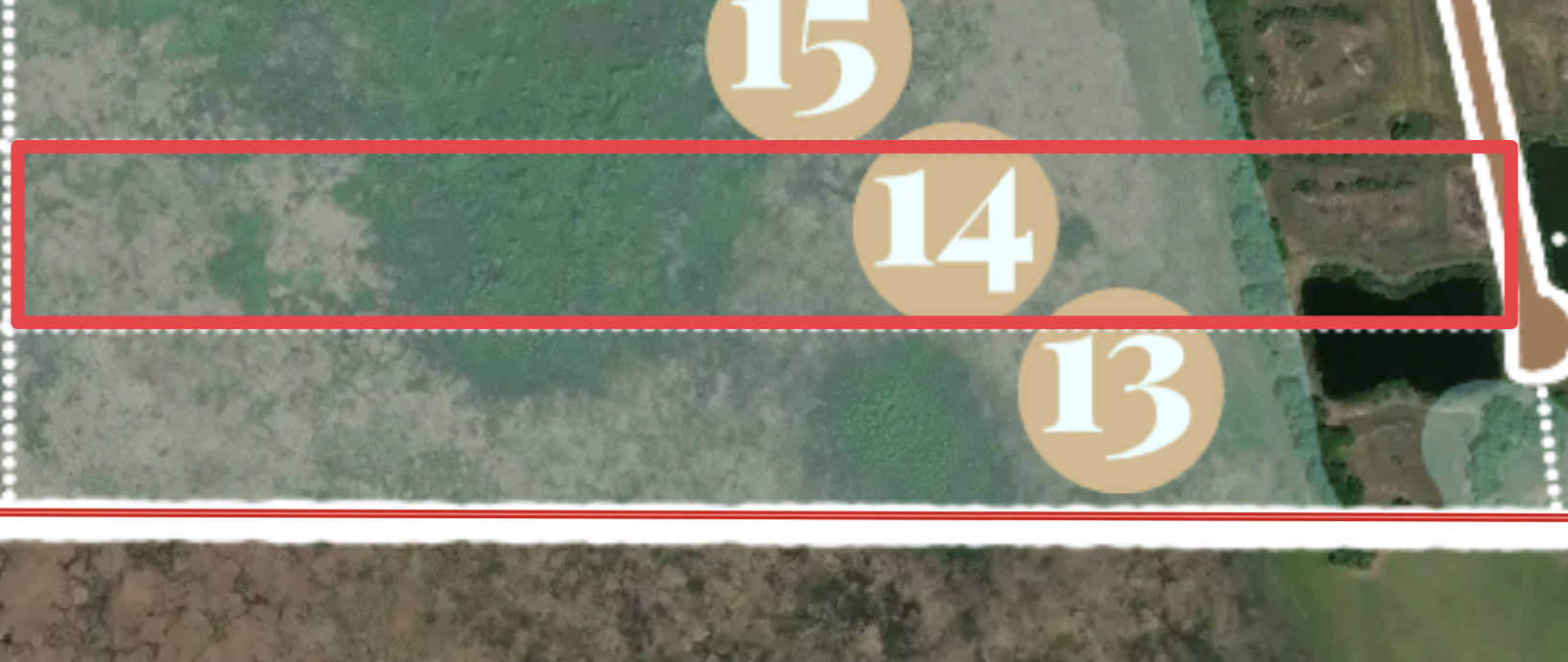Aerial view of #14