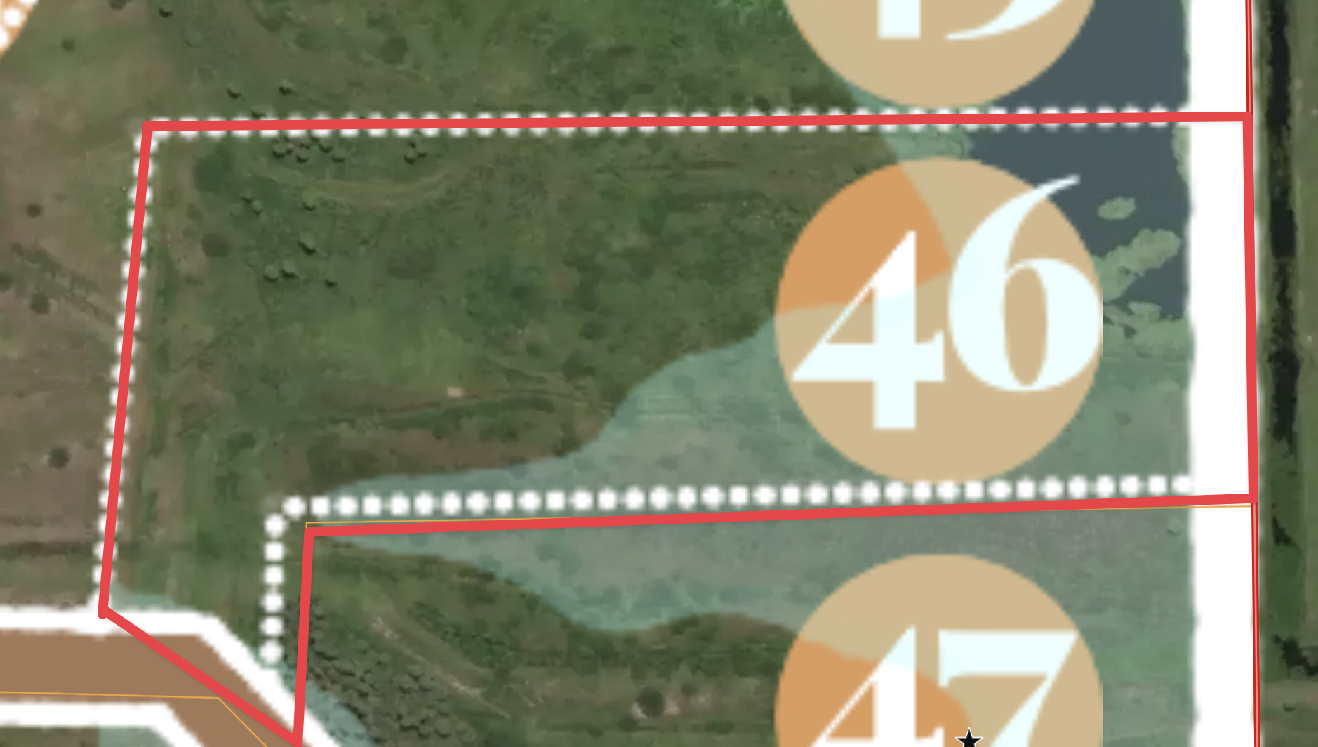 Aerial view of #46